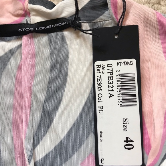 Mod Italian Deep V Dress - Picture 3 of 4